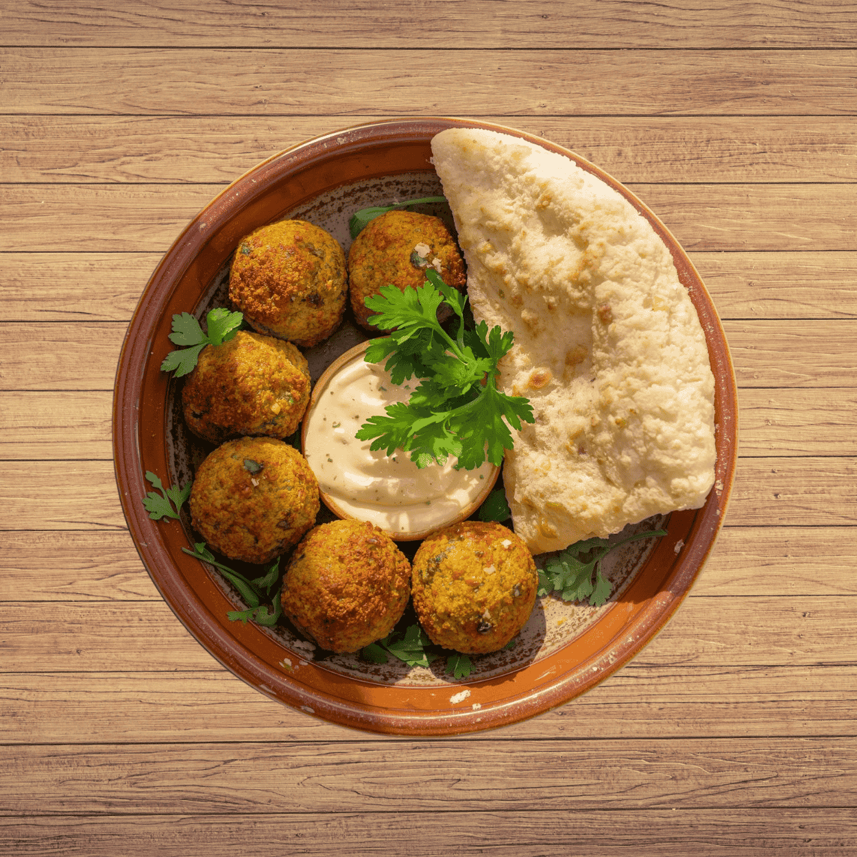 Falafel tallerken